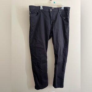 Wrangler Slim Straight Black Jeans 40X30